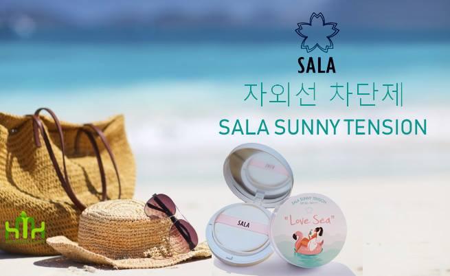 Phấn nước chống nắng Sala Love Sea (TẶNG KÈM CHAI NƯỚC HOA CHIẾT 20ML)