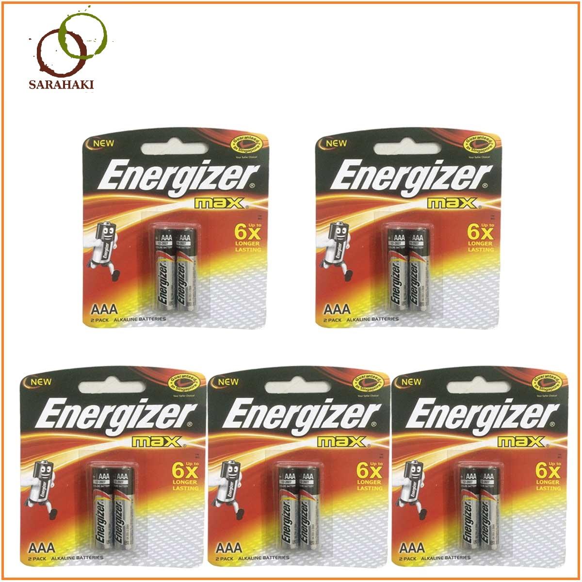 Combo 5 Vỉ Pin AAA Energizer Alkaline (1 Vỉ 2 Viên) chính hãng
