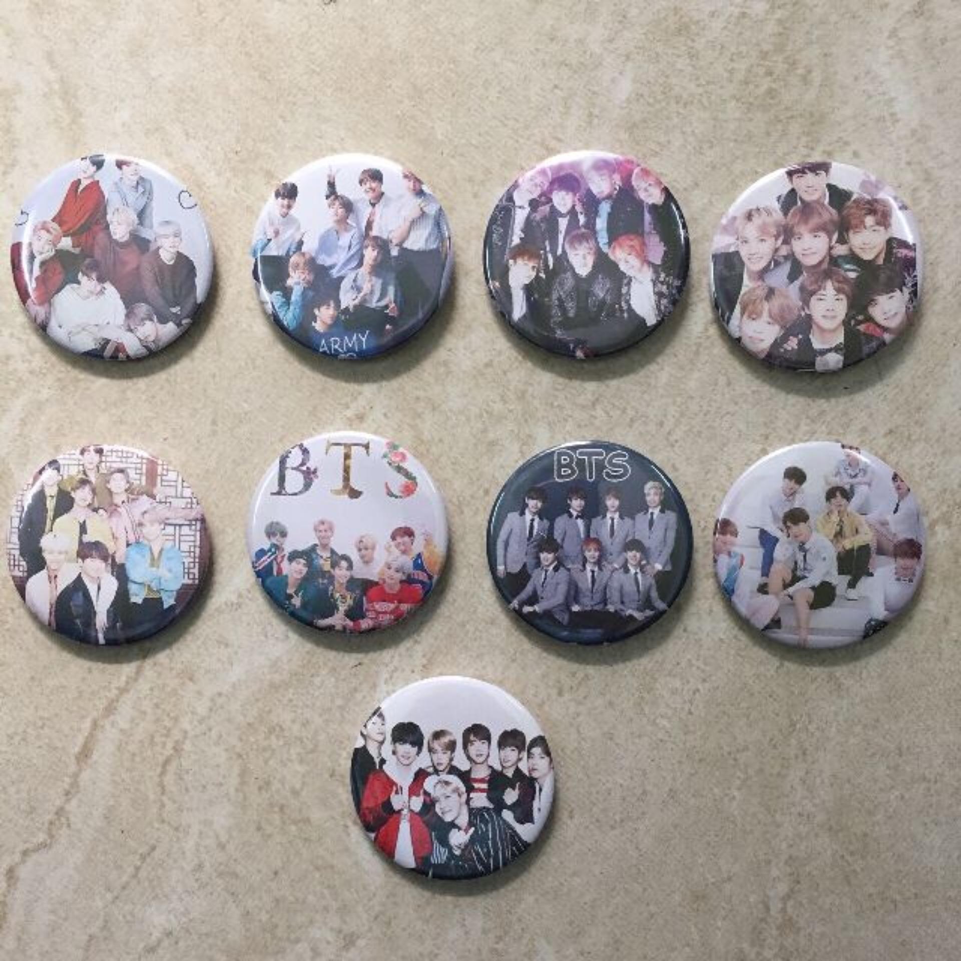 Combo 10 huy hiệu bts