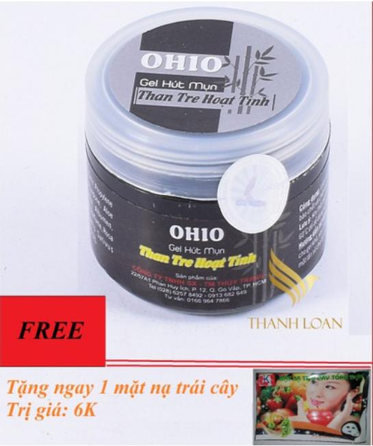 [Quà Tặng] Gel Hút Mụn Ohio - Gel Than Tre Hoạt Tính - Hút Tận Gốc Các Loại Mụn - Thanh Loan