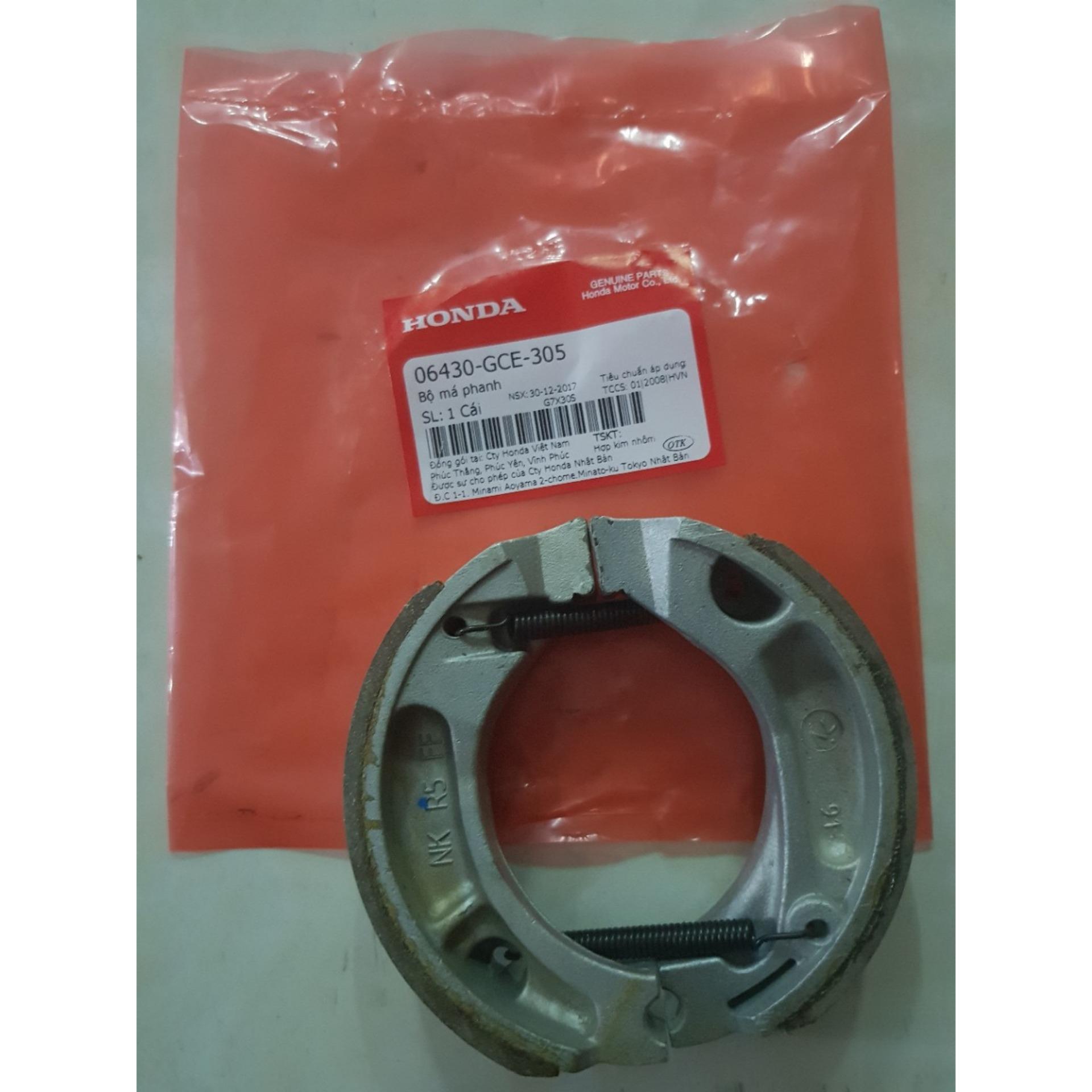 Bộ má phanh sau Dream 100 từ 2003 đến 2009 (Mã số: 06430GCE305)