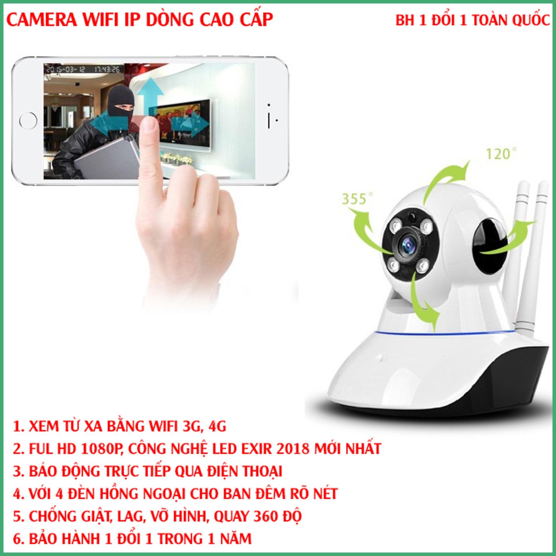Camera khong day nho nhat - camera wifi ngày đêm báo động điều chỉnh góc nhìn từ xa full hd 1920x1080 thế hệ mới giảm 50% trong hôm nay tại lazada