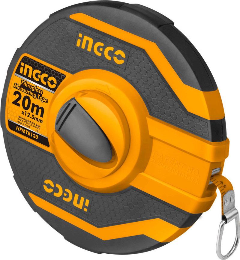 20mx12.5mm thước dây sợi thủy tinh ingco hfmt8120