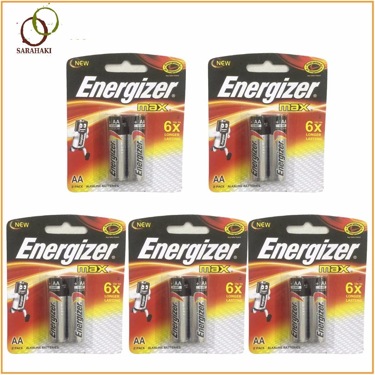 Combo 2 vỉ pin AA Energizer Alkaline chính hãng (1 vỉ 2 viên)