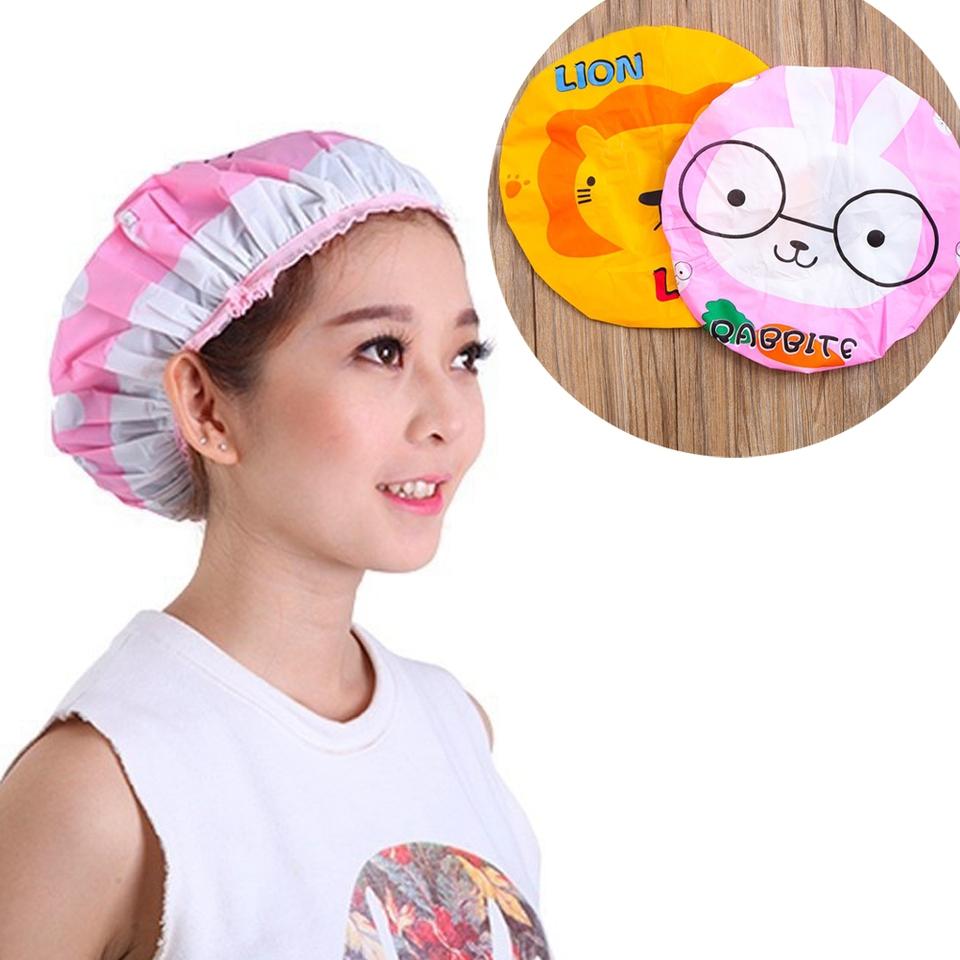 Mũ Ủ Tóc Hoạt Hình Dễ Thương Siêu Rẻ
