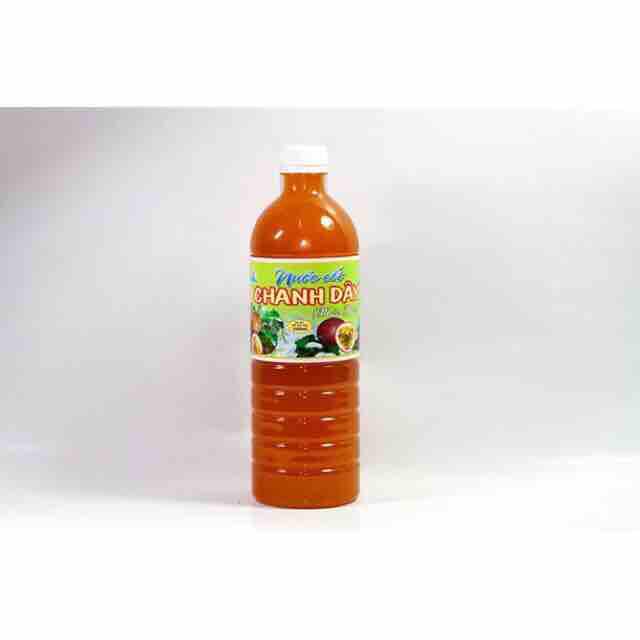 Nước Cốt Chanh Dây Không Hạt DLFRESH Đặc Sản Đà Lạt Chai 1000ml
