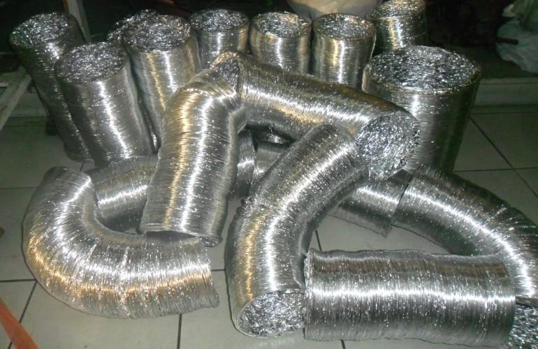 Ống thông gió phủ Bạc co giãN Dài 7 mét D125mm