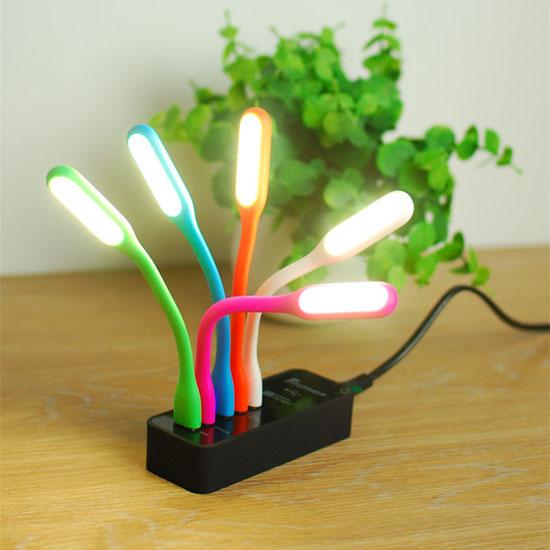 Bộ 3 Đèn led cổng USB siêu sáng màu ngẫu nhiên
