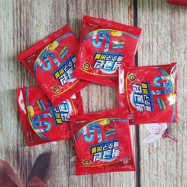 Bột thông tắc cống,ống nước tiêu chuẩn hàn quốc ( 2 gói )