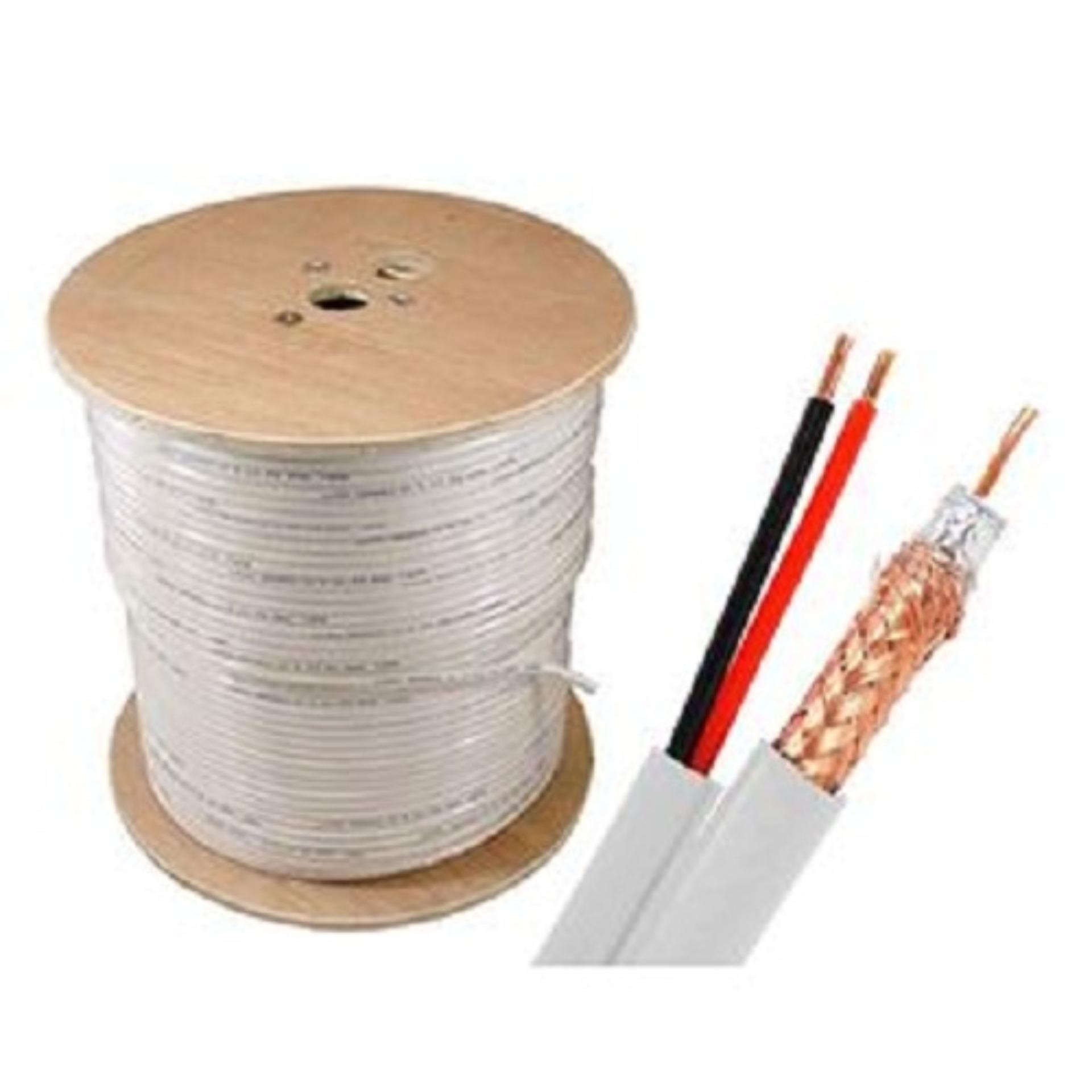 Dây cáp đồng trục liền nguồn cho camera 15m