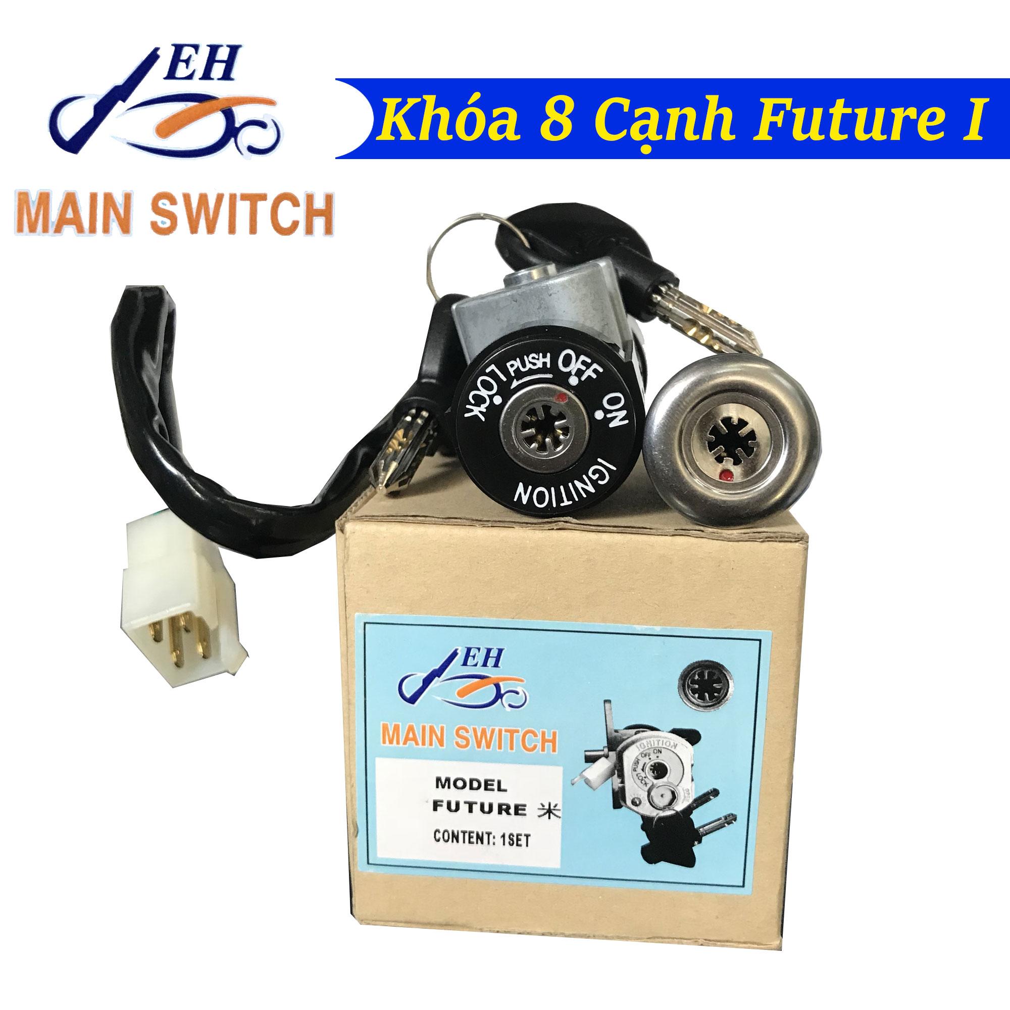 [HCM]Ổ Khóa Chống Trộm 8 Cạnh Xe Future 1