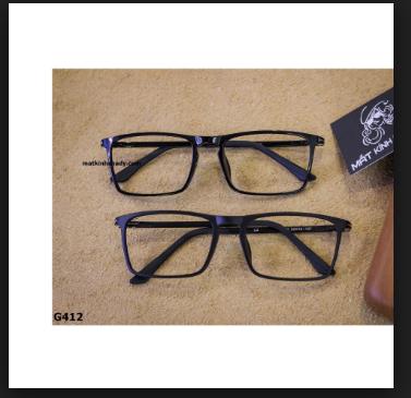 [HCM]kính mát gọng dẻo nam-nữ đen vuông loại tốt PGH