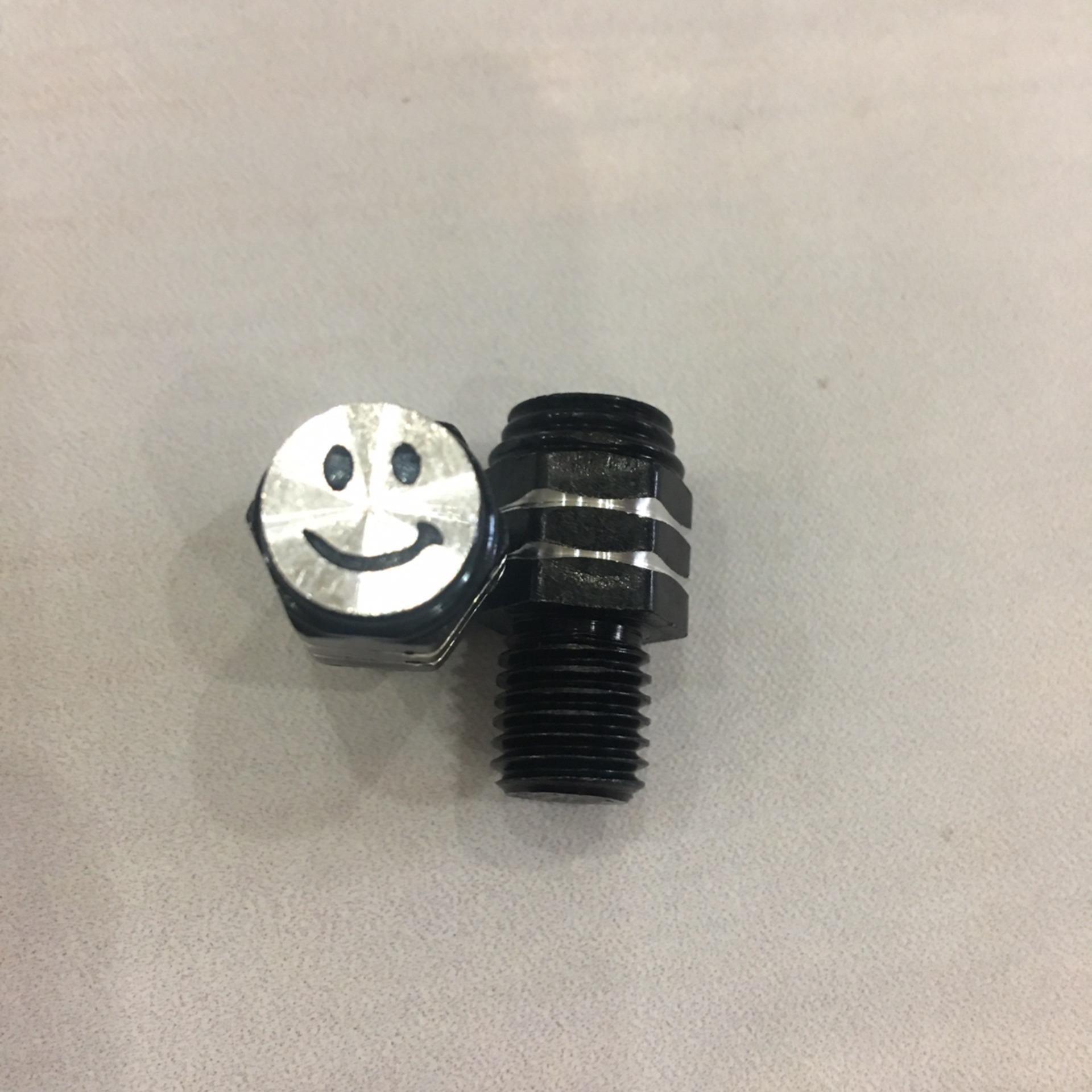 Cặp ốc mặt cười xinh xắn gắn chân gương xe máy màu ĐEN