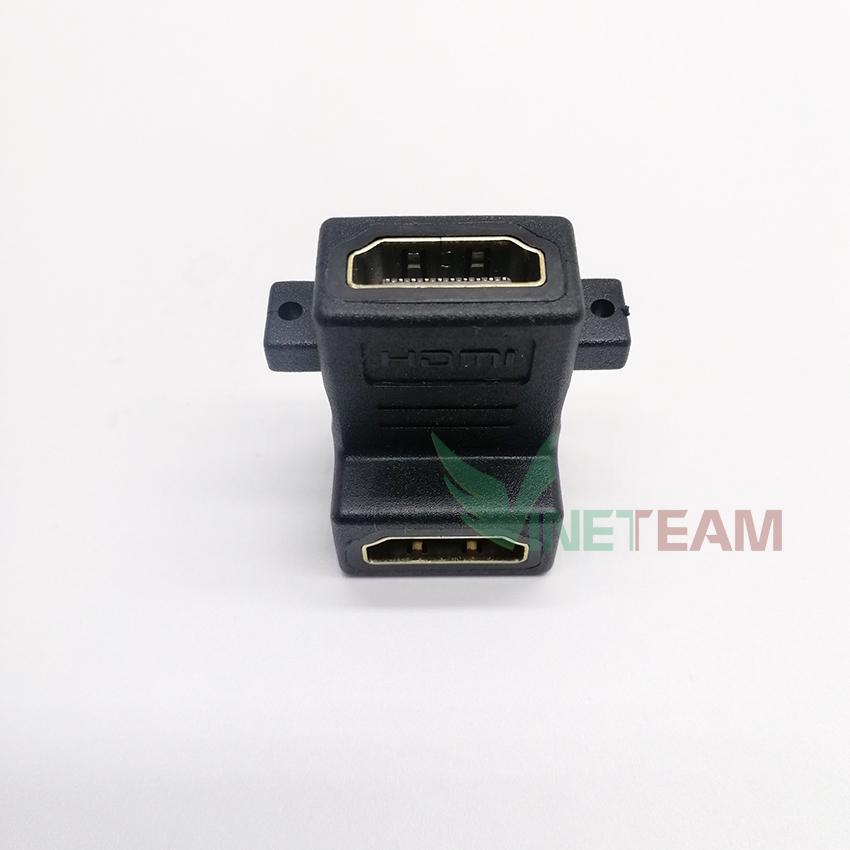 Đầu nối HDMI đổi góc 90 độ 2 đầu âm