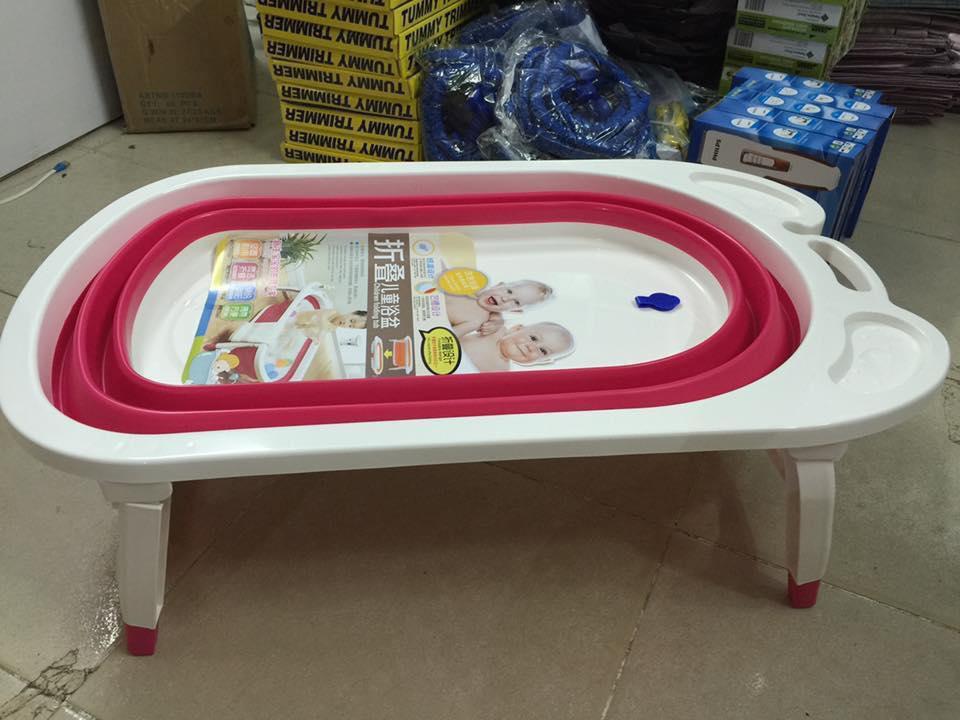 Chậu tắm gấp gọn cho bé