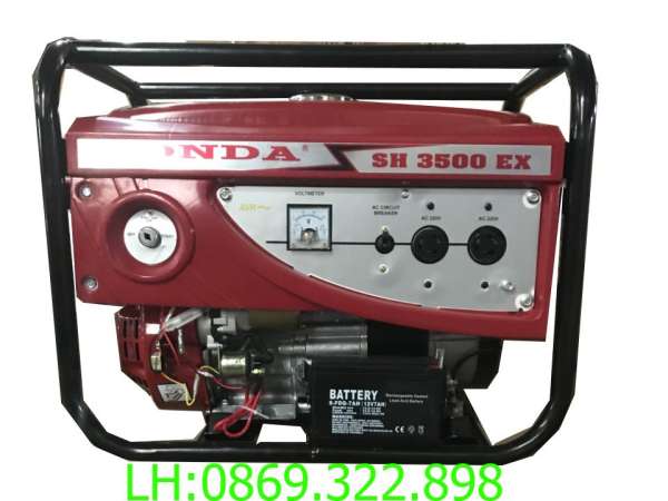 Máy phát điện honda SH3500C AVR(new) 3kw chạy xăng giật tay