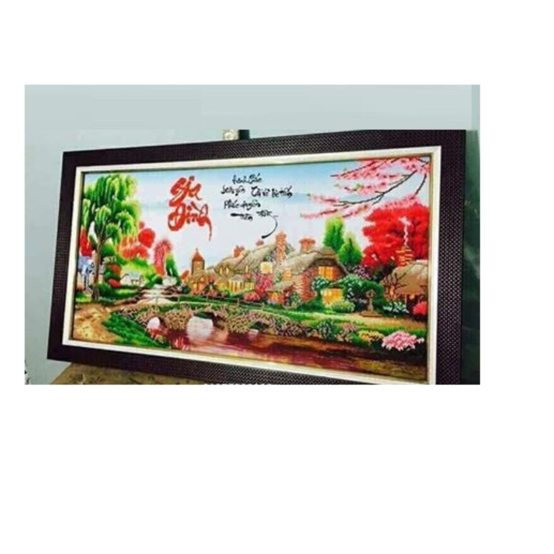 YN2507-Tranh thêu gia đình 90.50