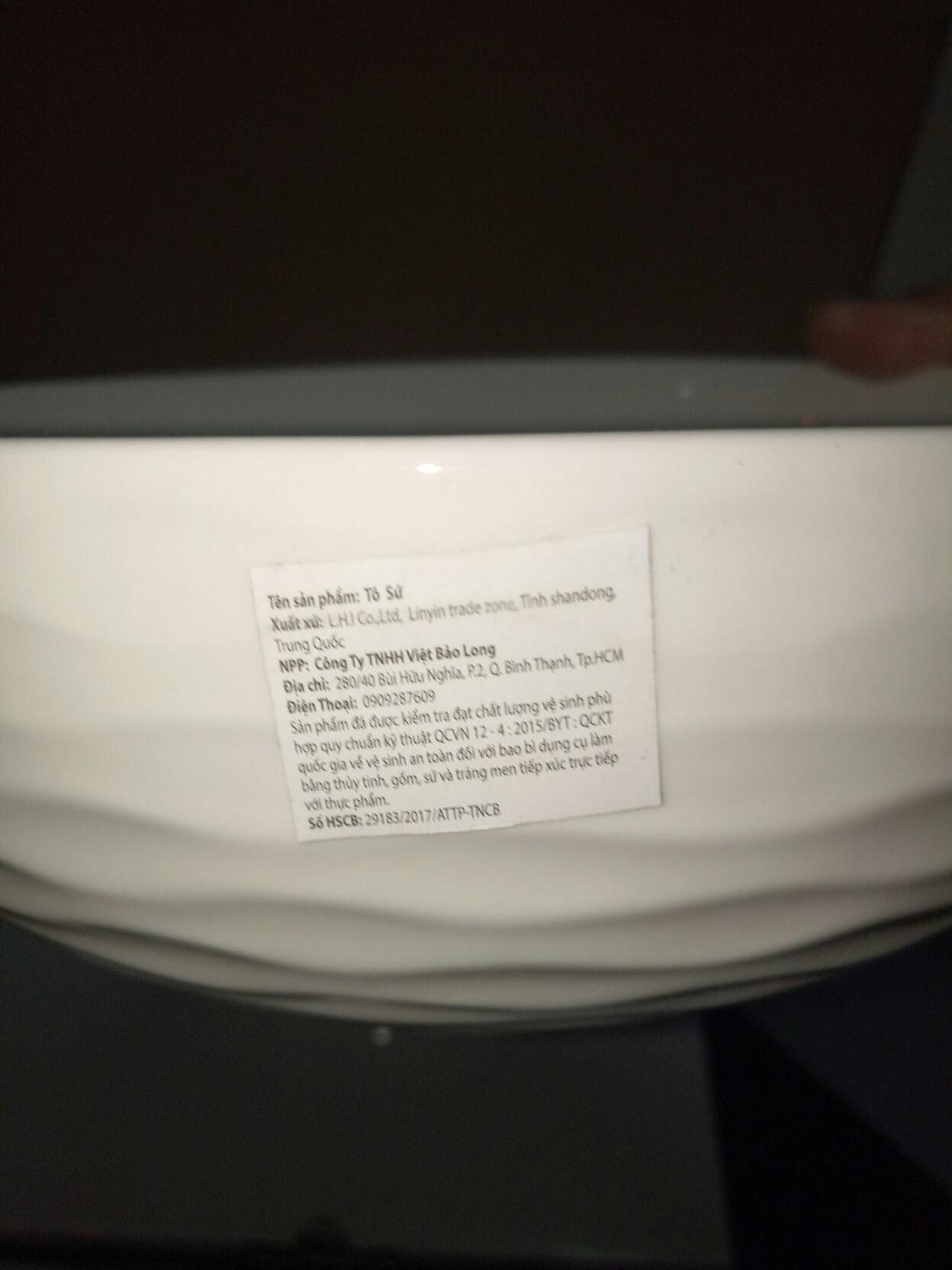 Bộ 2 tô sứ cao cấp 8inch (20.5cm)
