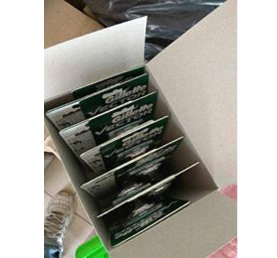 12 vỉ Bàn cạo Gillette Vector đẹp ( 1 hộp)