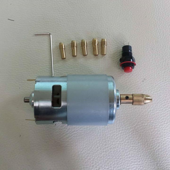 [HCM]Motor 775 + bộ đầu kẹp mini