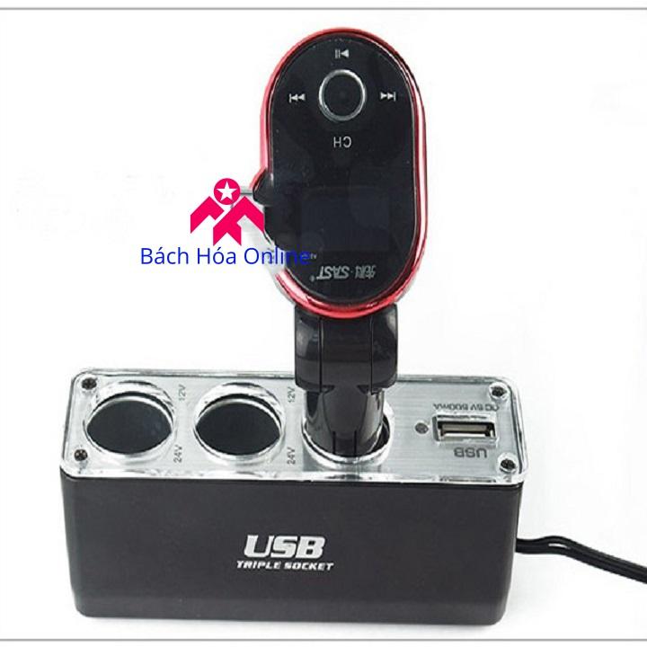 Bộ chia 3 cổng tẩu trên ô tô