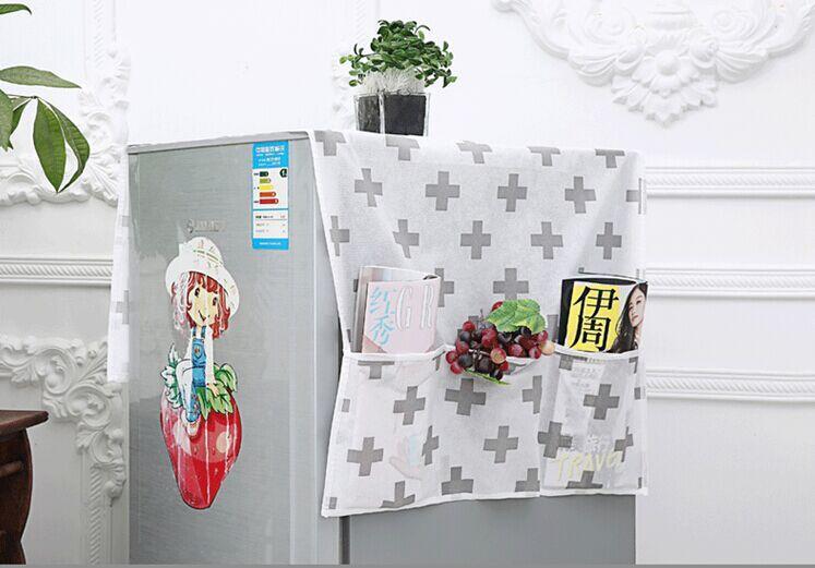 tấm phủ tủ  lạnh nilon siêu đẹp