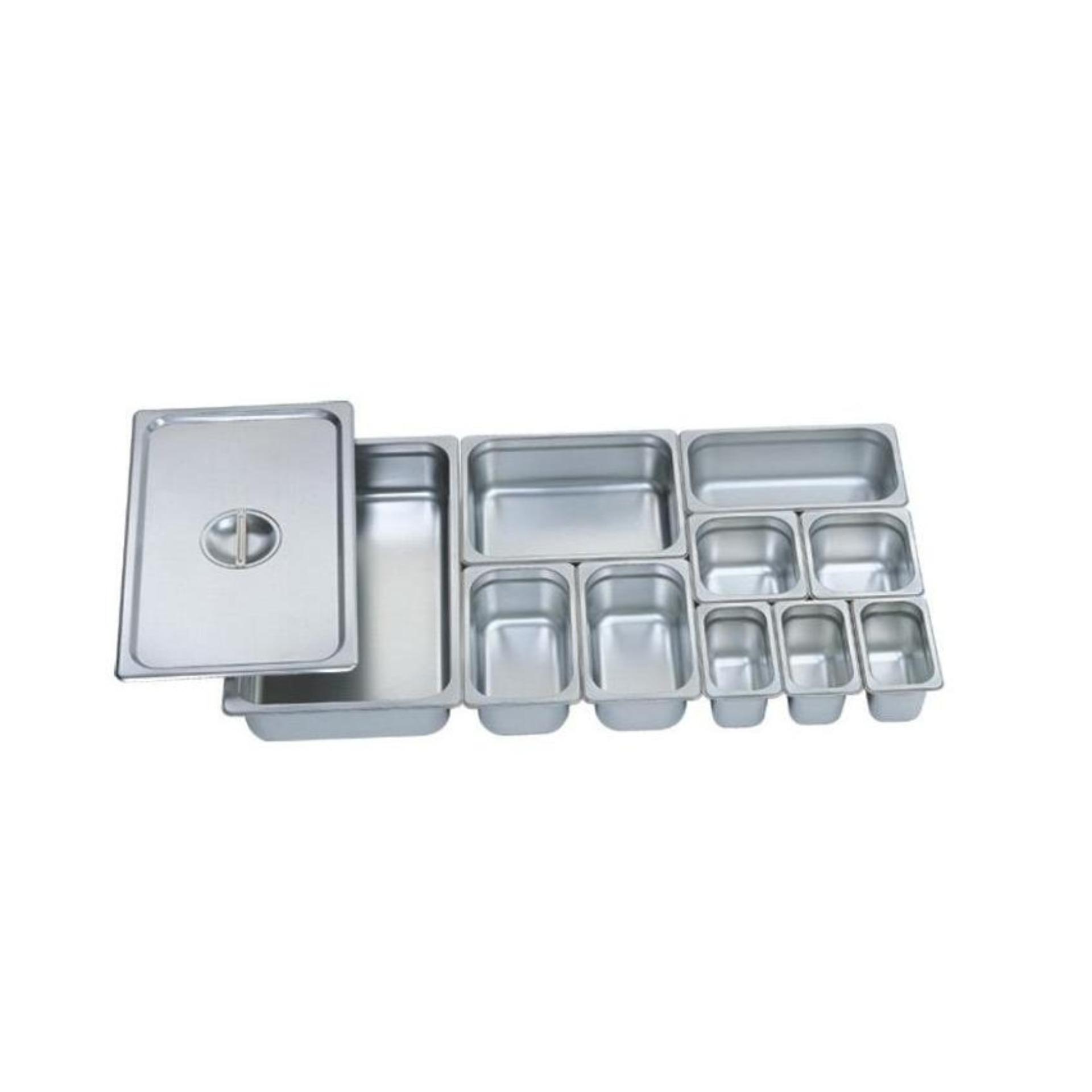 KHAY INOX BUFFET ĐỤC LỖ 1/1 CAO 15 CM