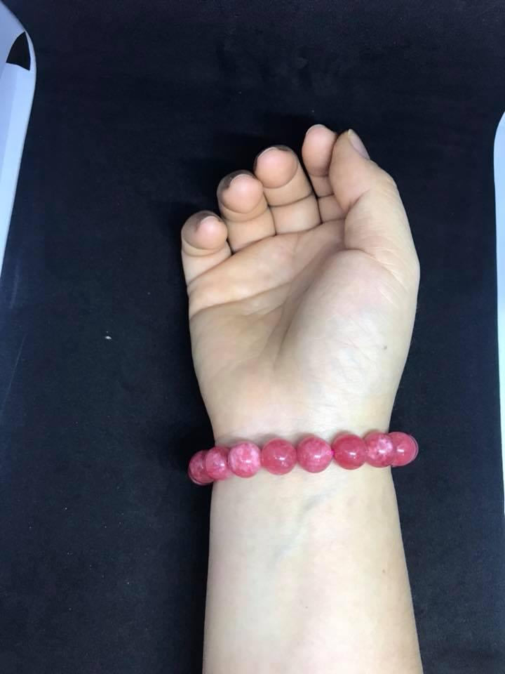 [HCM]VÒNG TAY ĐÁ RUBY HỒNG NGỌC 10LY