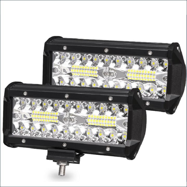 ĐÈN LED TRỢ SÁNG XE MÁY - Ô TÔ - 40LED 120W