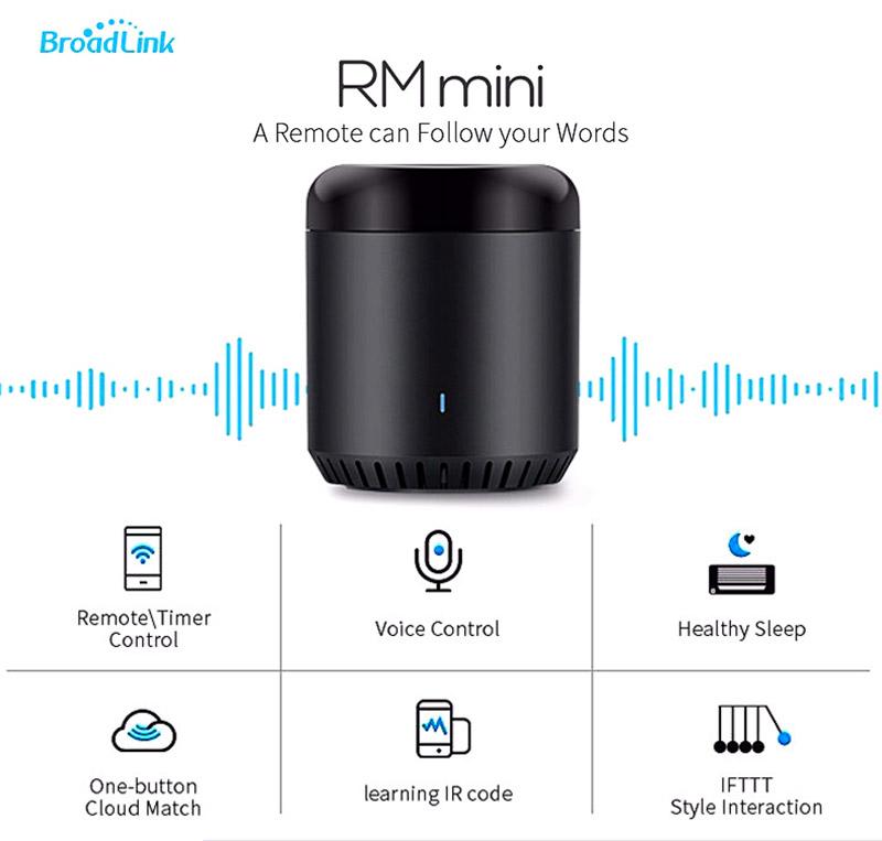 Điều khiển hồng ngoại Broadlink RM Mini 3