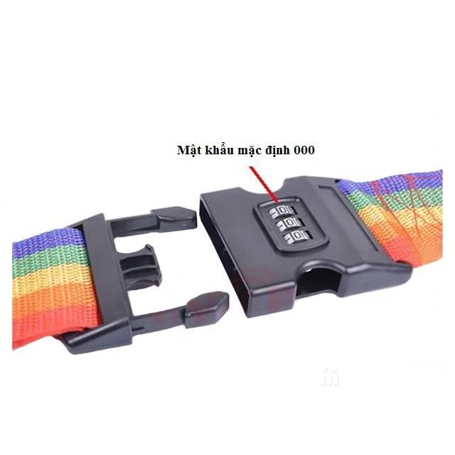 Combo 2 đai vali khóa số