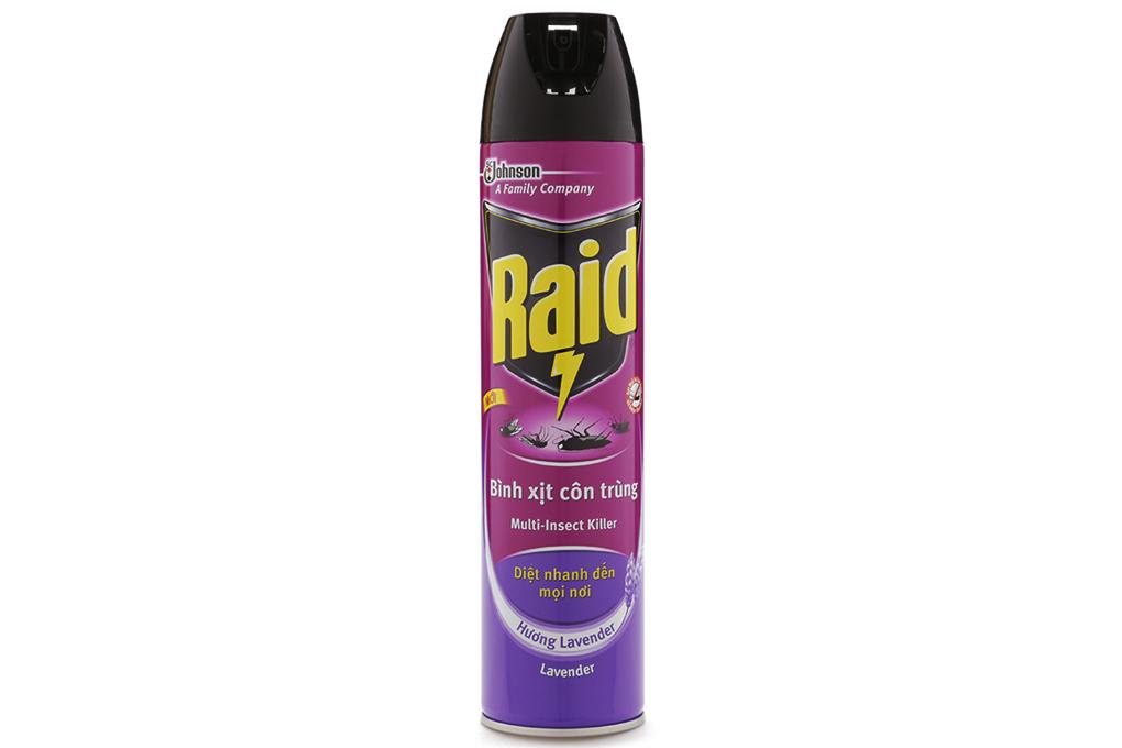 COMBO 12 Chai xịt côn trùng Raid 600ml