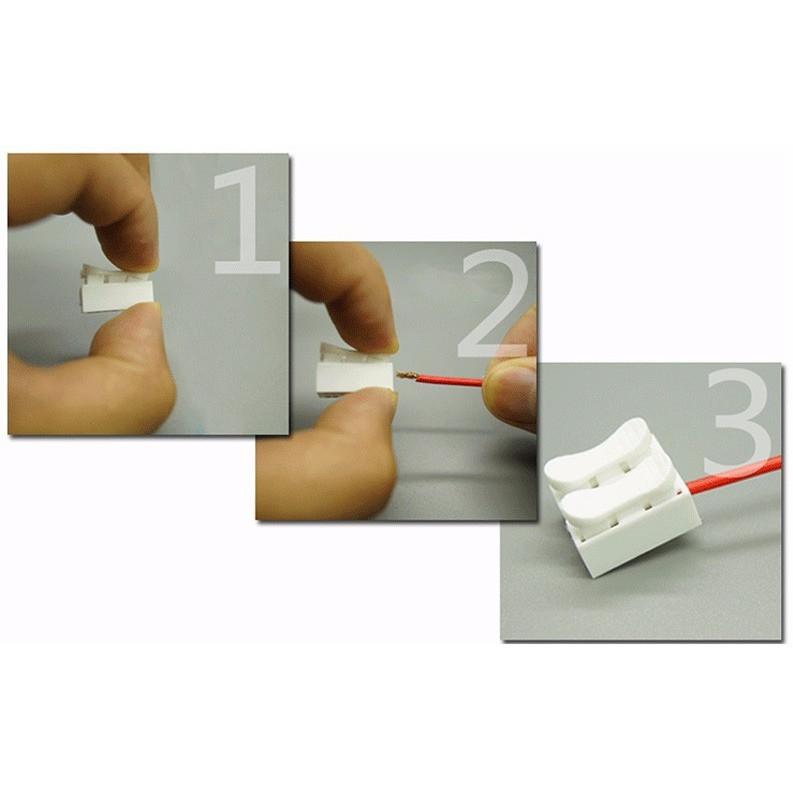 Bộ 20 Cút nối dây điện nhanh CH-2 (domino kẹp)