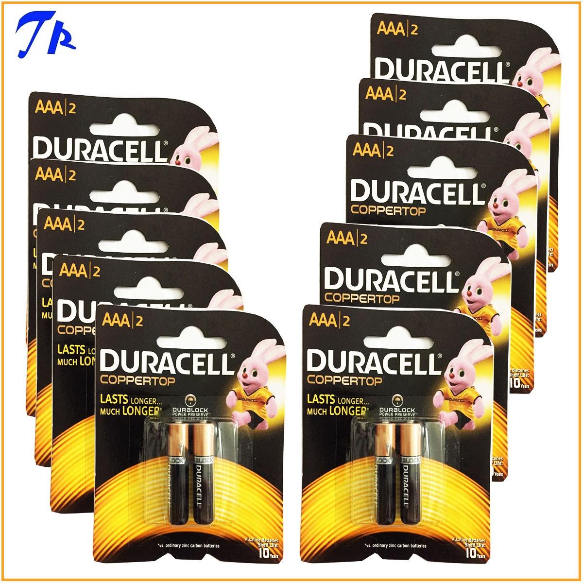 [HCM]10 vỉ Pin AAA LR03 Pin đũa Duracell alkaline ( vỉ 2 viên )