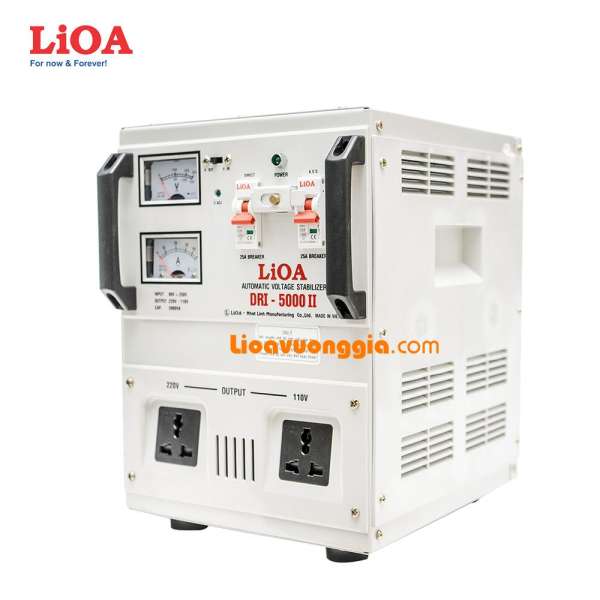 Ổn áp 1 pha LiOA 5000VA thế hệ mới DRI-5000II