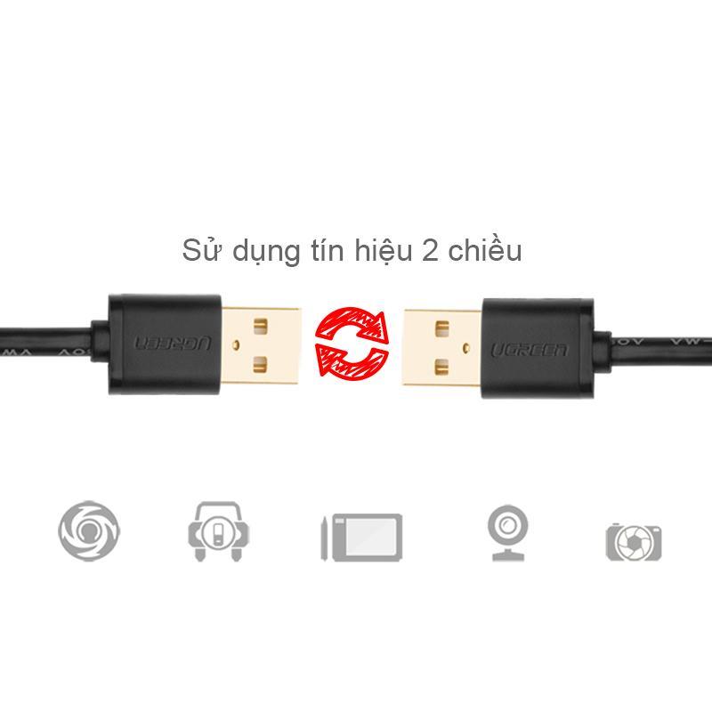 Cáp USB 2 đầu dương 25cm UGREEN 10307