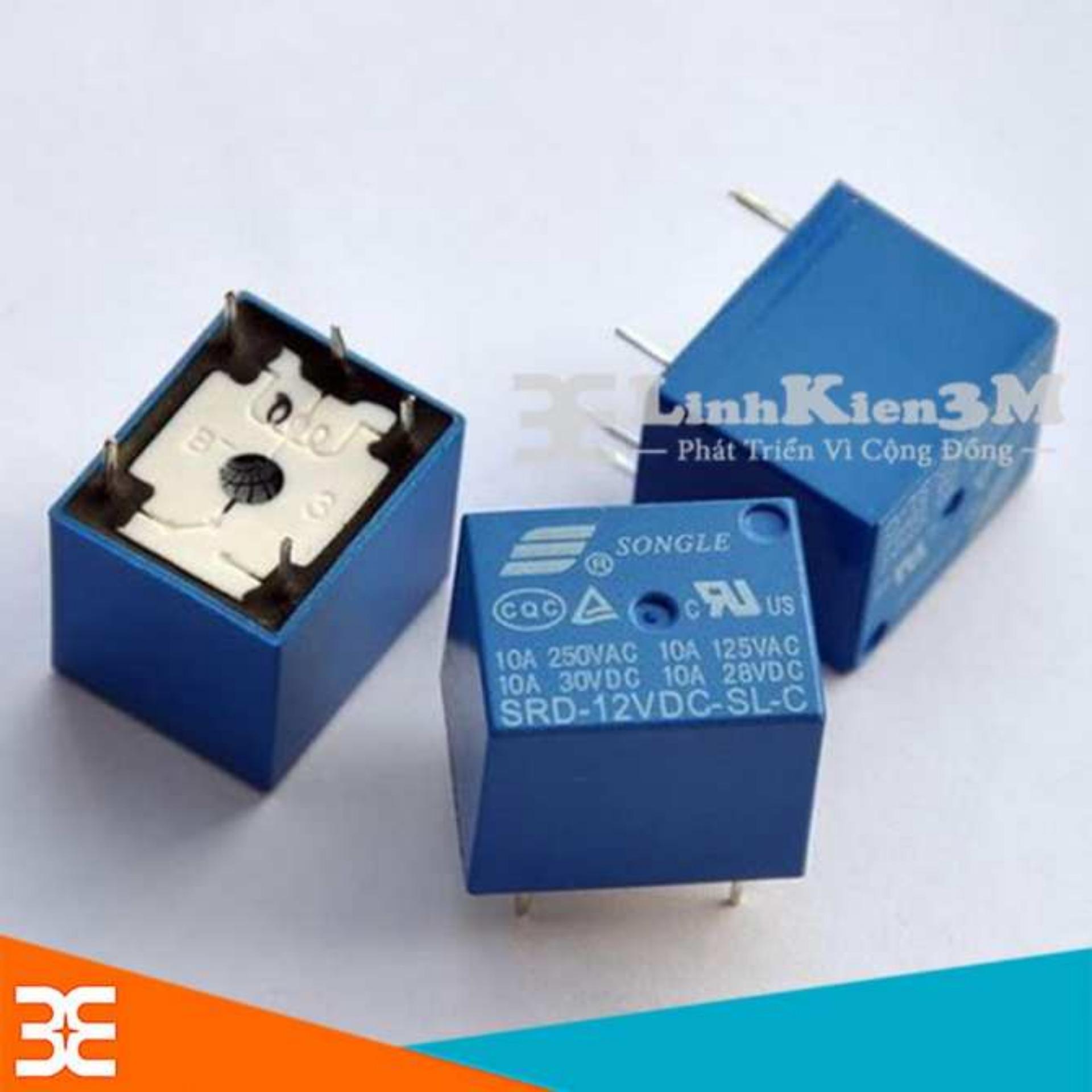 Bộ 3 Chiếc Relay Songle SRD 5P 10A - 12VDC