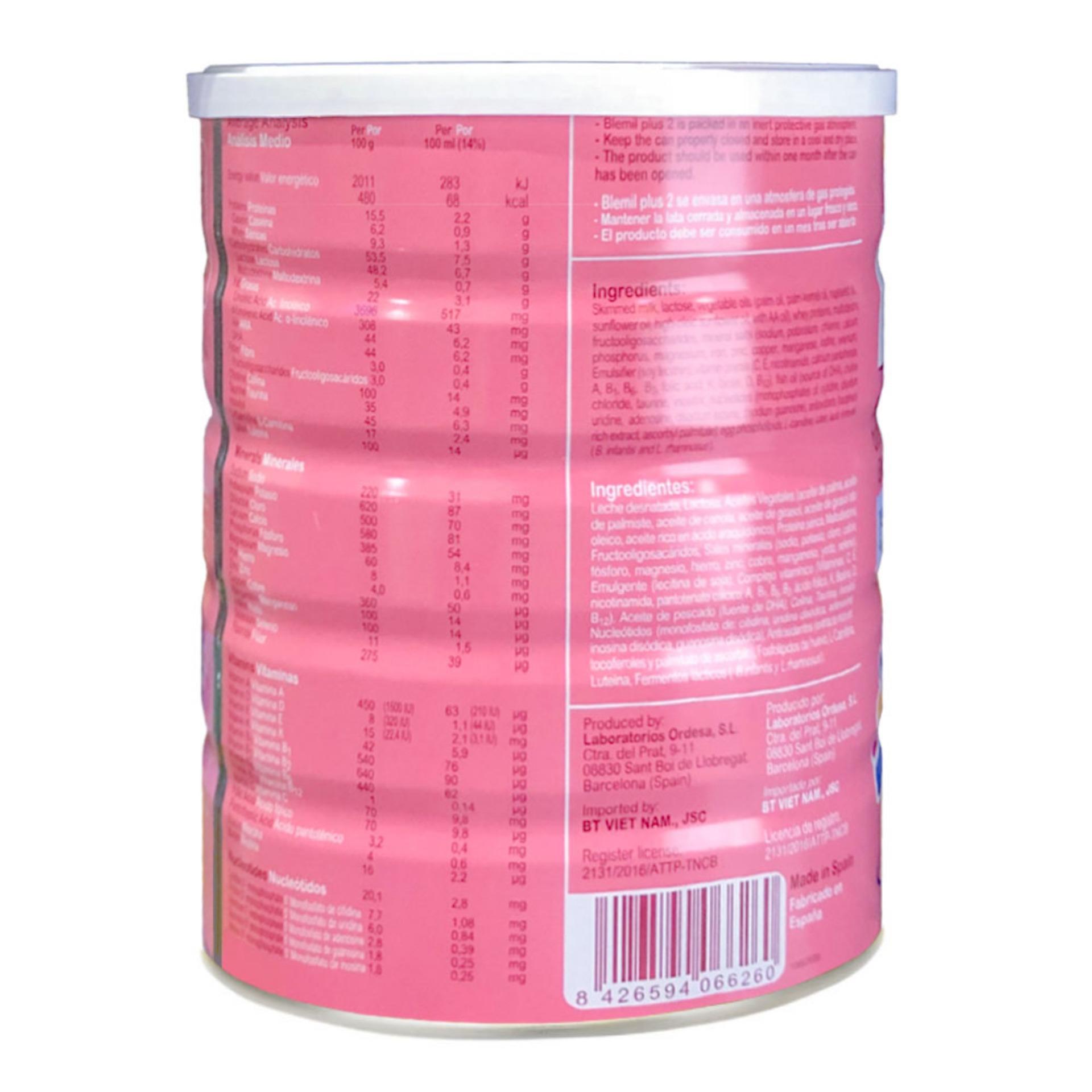 Sữa Bột Blemil 2 800g