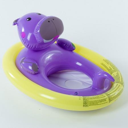 Phao bơi Bestway hình con thú chống lật 34058 (Gấu tím)