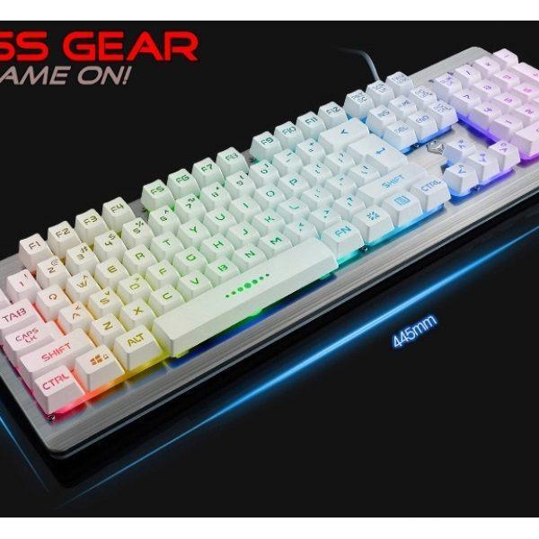 Bàn phím giả cơ Bosston G808 Led 7 màu (Đen)