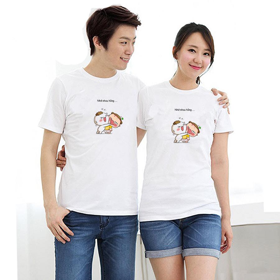 [Hoàn Tiền 15%] Áo thun cặp đôi in hình Quỳnh Aka form rộng phong cách hàn quốc