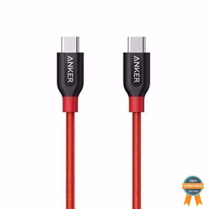 [HCM]Cáp Anker PowerLine+ USB-C ra USB-C 2.0 - Dài 0.9m - A8187