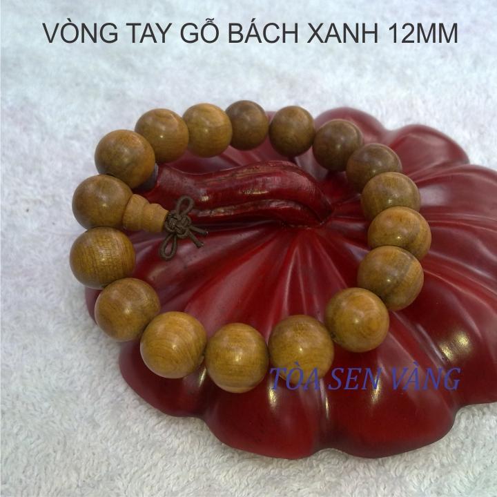 [HCM]Vòng tay gỗ bách xanh 12mm