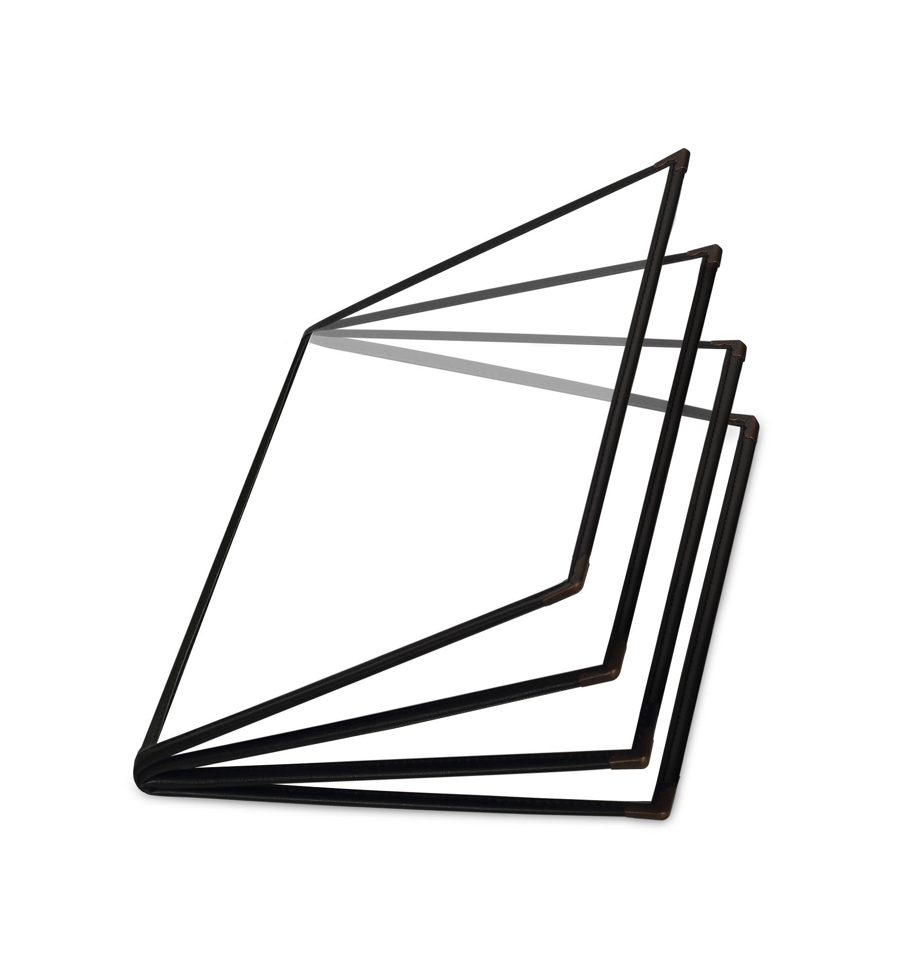 Clear menu 10P A4 - Black