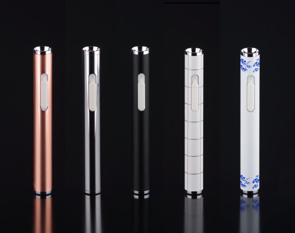 Bật Lửa Sạc Pin Hình Dáng Điếu Thuốc Tiện Dụng (Vàng Đồng)