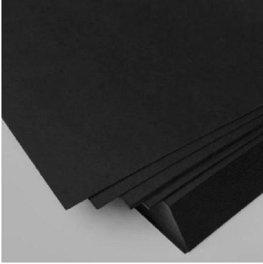 Giấy đen mỹ thuật khổ A4, xấp 10 tờ,