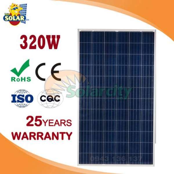 PIN NĂNG LƯỢNG MẶT TRỜI POLY 320W WORLD ENERGY