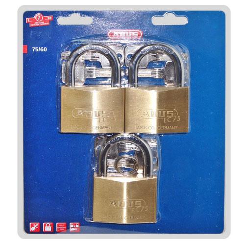 [HCM]Bộ 3 ổ khóa Masterkey ABUS 75/60 MK3