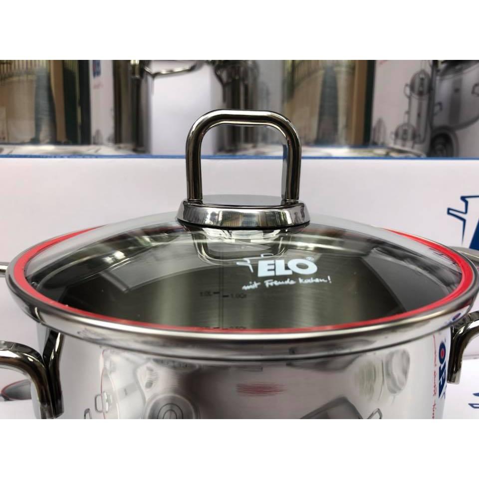 BỘ NỒI ELO PREMIUM EXCELLENT 5 CHIẾC BẾP TỪ + TẶNG 1 XỬNG HẤP INOX FIVESTAR 24CM