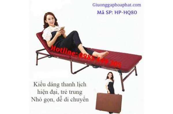 GIƯỜNG GẤP HÀN QUỐC RỘNG 80 PHÂN (HQ80)